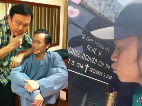 Hoài Linh tới thăm mộ cố nghệ sĩ Chí Tài, hành động với 'đàn anh' khiến ai nấy xót xa