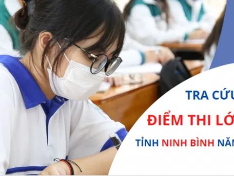 Tra cứu điểm thi lớp 10 tỉnh NINH BÌNH năm 2022