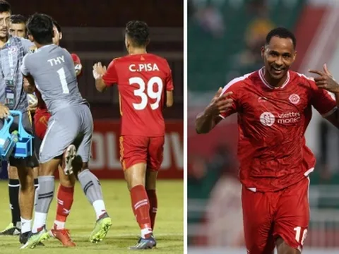 Đội nhà giành chiến thắng, 2 cầu thủ Campuchia vẫn lao vào 'ẩu đả' tại AFC Cup