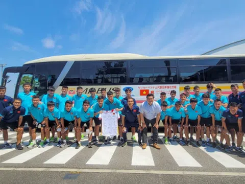ĐT U19 Việt Nam có hoạt động đầy ý nghĩa nhân chuyến tập huấn tại Nhật Bản