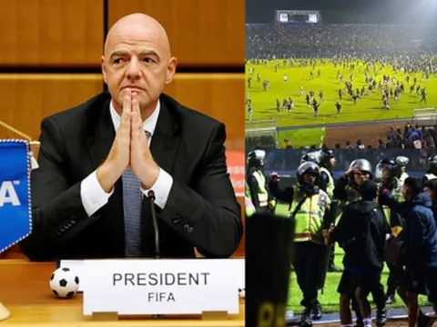 Chủ tịch FIFA chính thức lên tiếng về thảm kịch sân cỏ ở Indonesia