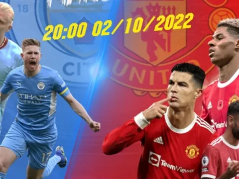 Trực tiếp Man City vs MU, link xem trực tiếp Man City vs MU: 20h00 02/10/2022