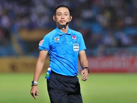 Trọng tài FIFA Ngô Duy Lân bị 'treo còi' ở vòng 19 V-League 2022