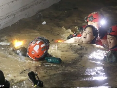 Thương tâm 7 người đuối nước trong hầm để xe vì bão Hinnamnor