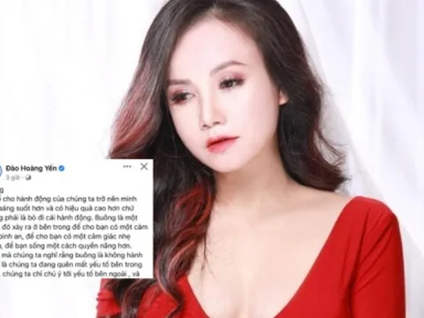 'Cô Xuyến' Hoàng Yến lần đầu nói về chuyện buông bỏ hậu ly hôn lần 4