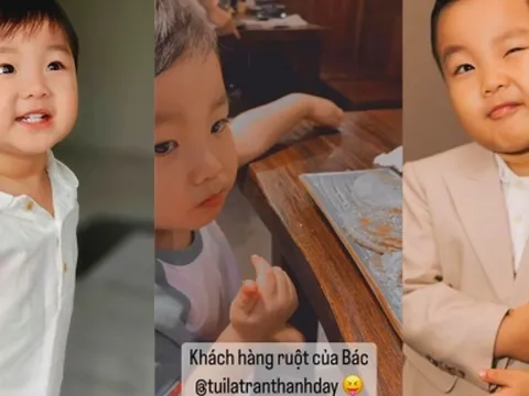 Hòa Minzy khiến dân tình 'gục ngã' trước biểu cảm cực đáng yêu của quý tử 