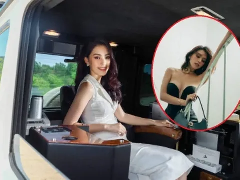 Nàng hậu từng được xế sang Đặng Lê Nguyên Vũ đón đưa gây mê khi 'lên đồ cháy phố' 