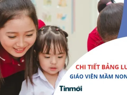 Chi tiết bảng lương mầm non mới nhất 2022 sau khi tăng lương tối thiểu