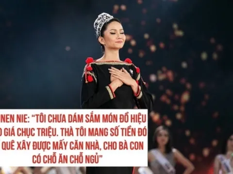 H'Hen Niê nói gì khi liên tục 'rớt hố thị phi', bị đào lại phát ngôn về đồ hiệu?