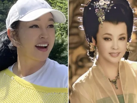 Phát 'sốt' trước nhan sắc của 'Võ Tắc Thiên' Lưu Hiểu Khánh ở tuổi U70