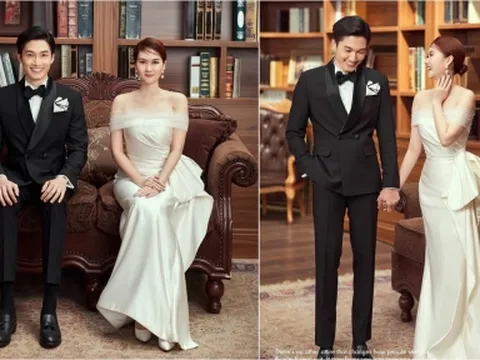 Dù khẳng định chia tay nhưng Đình Tú vẫn đăng ảnh cưới vô cùng tình tứ bên Hương Giang 