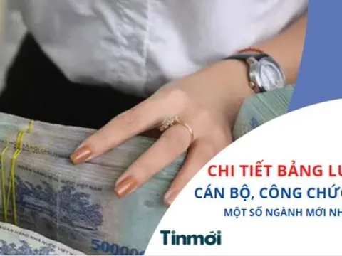 Chi tiết bảng lương công chức một số ngành được cập nhật mới nhất năm 2022