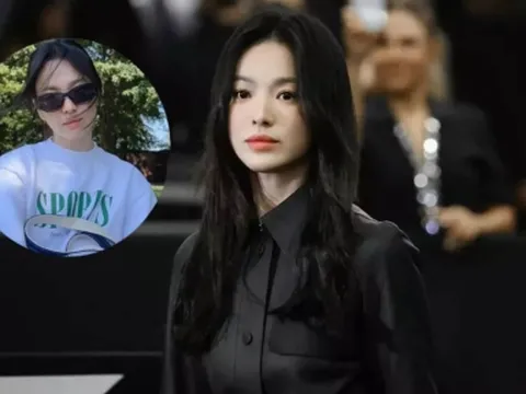 Rũ bỏ hình ảnh thanh lịch trong nước, Song Hye Kyo 'đổi gu' cá tính ở trời Tây
