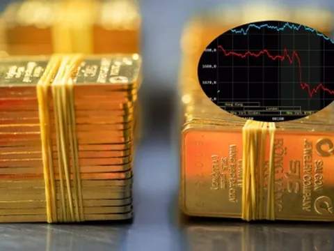 Giá vàng trưa ngày 16/9: Chạm ngưỡng thấp nhất trong năm 