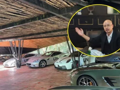 Mục sở thị dàn xế sang bạc tỷ nằm trong garage của đại gia Đặng Lê Nguyên Vũ 