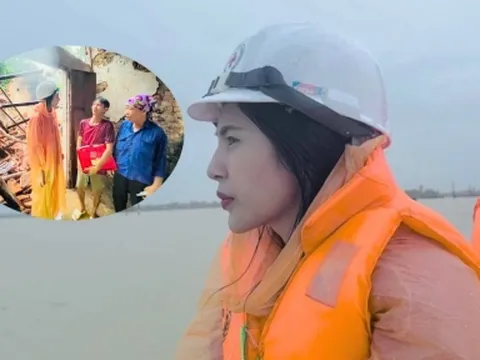 CĐM 'quay xe khét lẹt' sau khi thấy hình ảnh Thủy Tiên lội nước đội mưa đi hỗ trợ miền Trung