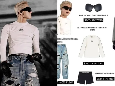 Cùng 'bóc giá' set đồ của Sơn Tùng trong lần tái xuất mới đây