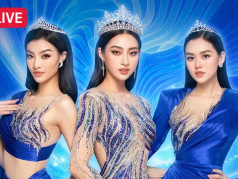 TRỰC TIẾP chung kết Miss World Việt Nam 2022: Sân khấu cực 'cháy', các thí sinh 'hầm hố' lộ diện