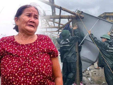 CHÙM ẢNH: Nghệ An hứng chịu hoàn lưu tàn khốc, trắng đêm đắp đê, người dân thất thần vì sản nghiệp bị xóa sổ