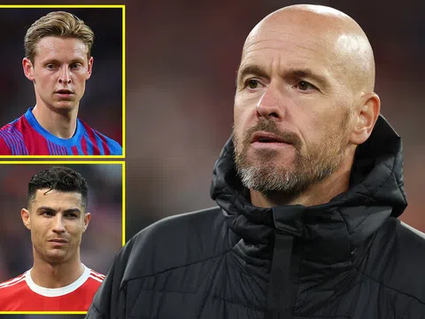 Chuyển nhượng MU 3/8: Ronaldo gây choáng với bến đỗ mới, Erik ten Hag trao đặc quyền cho De Jong