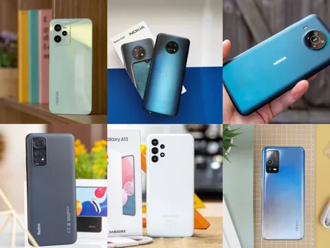 6 smartphone đáng mua nhất dưới 5 triệu đồng thàng 8: Nokia G50, Nokia X10 chiếm ngôi đầu