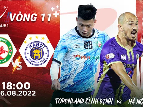 Xem trực tiếp bóng đá Bình Định vs Hà Nội ở đâu, kênh nào? Link xem trực tiếp V.League 2022 Full HD