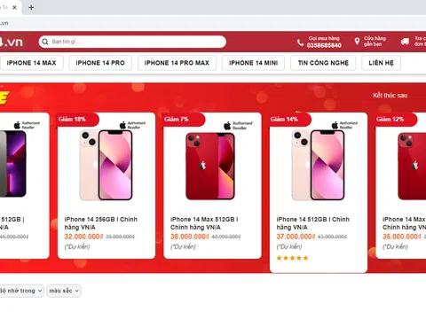 Đột nhập website iphone14.vn xem có gì?