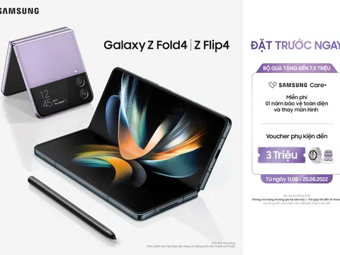 Samsung chơi lớn, tặng gói Bảo hành Samsung Care+ cho người dùng đặt trước Galaxy Z Fold4 và Z Flip4