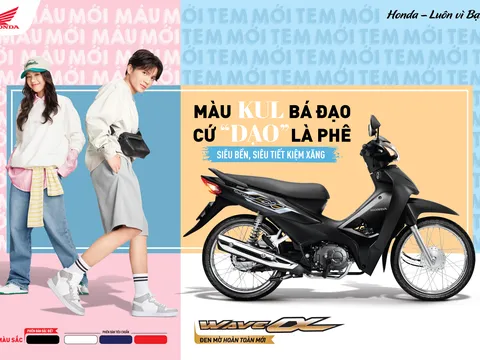 Honda Wave Alpha 2023 chính thức ra mắt tại Việt Nam: Màu sắc cực 'Kul' cùng bộ tem xe ấn tượng