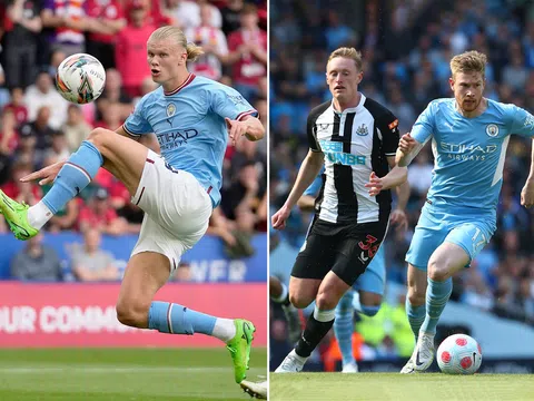 Trực tiếp bóng đá Ngoại hạng Anh hôm nay: Man City vs Newcastle; Haaland nổ súng tranh Vua phá lưới?