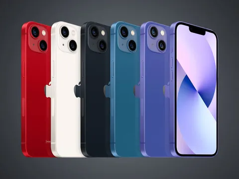 Chiêm ngưỡng mô hình iPhone 14 Pro màu tím và màu xanh lam mới xuất hiện