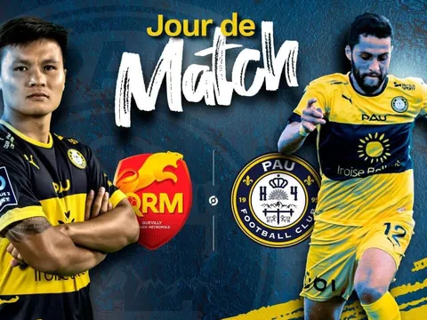 Trực tiếp bóng đá Pau FC vs Quevilly Rouen - 0h00 ngày 28/8: Quang Hải đi vào lịch sử bóng đá Pháp?