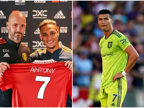 MU muốn trao áo số 7 cho Antony, Ronaldo phản ứng ra sao?
