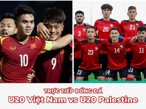 Trực tiếp bóng đá U20 Việt Nam vs U20 Palestine, Giao hữu quốc tế 2022: Sao trẻ HAGL tỏa sáng rực rỡ
