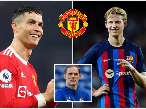 Chuyển nhượng MU 7/9: Ronaldo khiến Tuchel bị sa thải; De Jong bất ngờ thả thính Man Utd