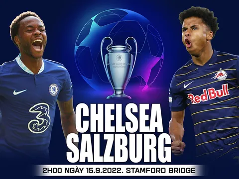 Trực tiếp bóng đá Chelsea vs RB Salzburg - UEFA Champions League 2022 - Link FPT Play full HD