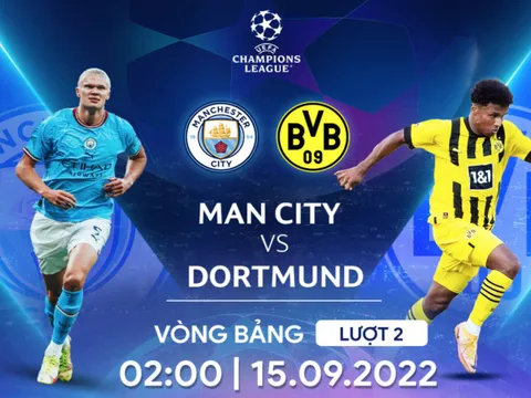 Trực tiếp bóng đá Man City vs Dortmund - UEFA Champions League: Haaland 'nhấn chìm' đội bóng cũ?