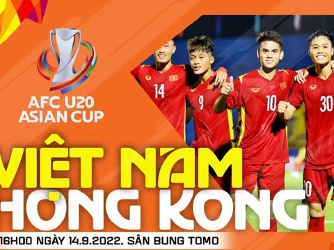 Trực tiếp bóng đá U20 Việt Nam vs U20 Hong Kong - Vòng loại U20 châu Á: 'Quang Hải mới' tỏa sáng?