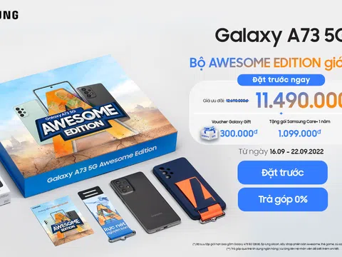 Samsung ra mắt Galaxy A73 5G Awesome Edition phiên bản Giới Hạn Chinh Phục Tín Đồ Gaming