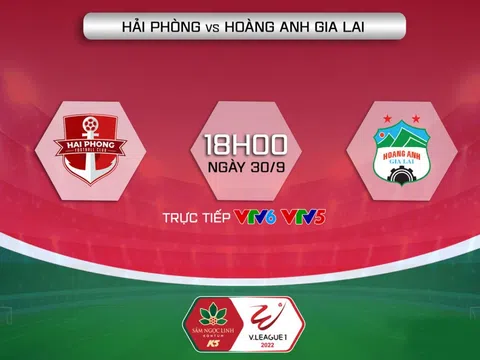 Trực tiếp bóng đá Hải Phòng vs HAGL - vòng 17 V.League: Công Phượng giúp HAGL nhảy vọt trên BXH?