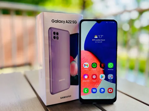 Giá Galaxy A22 tháng 10 dưới 5 triệu, hiệu năng gaming mạnh mẽ