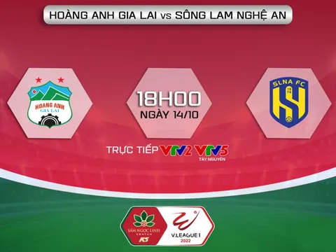 Trực tiếp bóng đá HAGL vs SLNA - vòng 19 V.League 2022: Chủ nhà thắng trận?