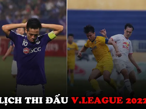 Lịch thi đấu bóng đá Việt Nam: BXH V.League có biến, Hà Nội mất ngôi đầu?