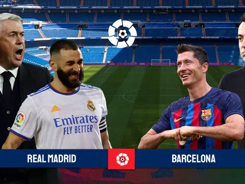 Trực tiếp bóng đá Real vs Barca - Link xem trực tiếp La Liga Full HD