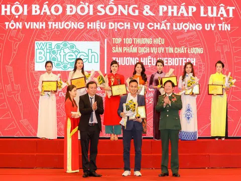 Thương hiệu Webiotech xuất sắc vượt qua hàng trăm doanh nghiệp để lọt "Top 100 thương hiệu sản phẩm dịch vụ uy tín chất lượng"