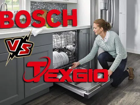 Mua máy rửa chén Bosch hay Texgio?