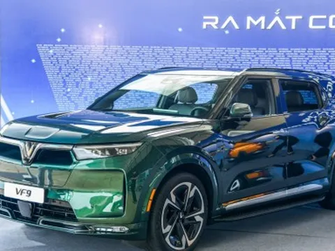 Cận cảnh VinFast VF9: Ứng cử viên xứng tầm trong phân khúc SUV hạng E