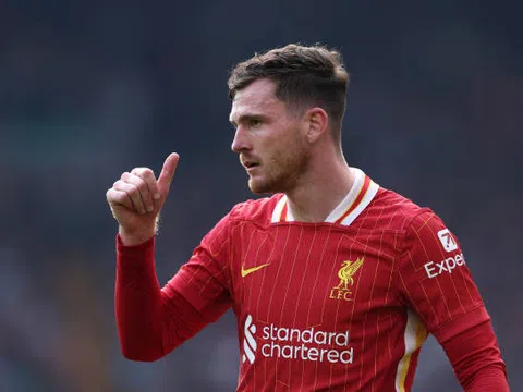 Cầu thủ Liverpool khiến Andrew Robertson "phát cuồng"