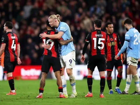 Bournemouth 2-1 Manchester City: Haaland im tiếng; Tạm biệt ngôi đầu