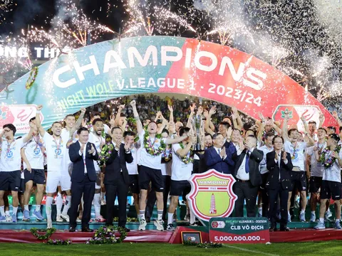 Nam Định vô địch V-League, VPF gửi lời cảm ơn
